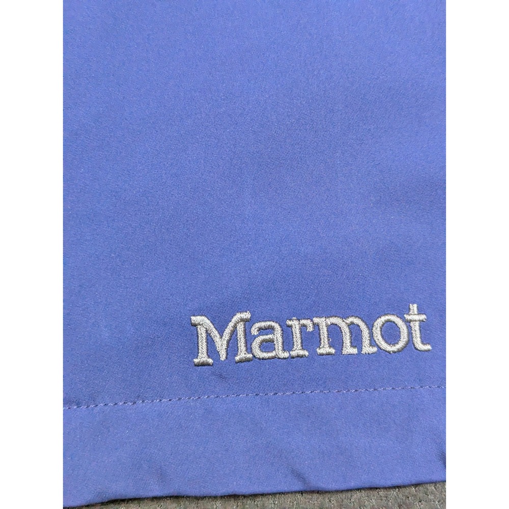 Marmot Mens Blue Softshell Full Zip Fleece Lined Vest Signode Logo E98070 Large - Picture 5 of 11